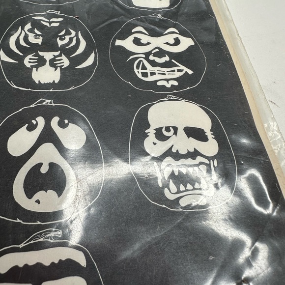 Vintage Perfect Pumpkin Carving Kit 1988–New Sealed In Package W Carver-Patterns - Picture 12 of 15